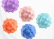 Colored PVC massage ball yoga (2)
