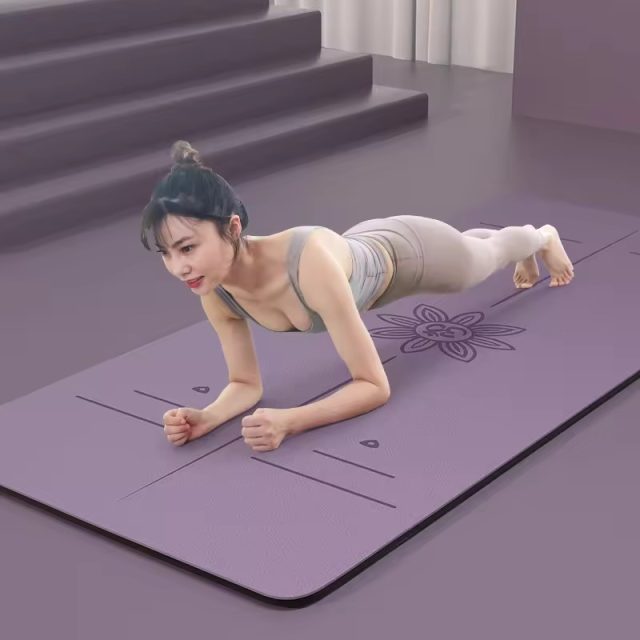 Composite natural rubber Pu yoga mat (5)