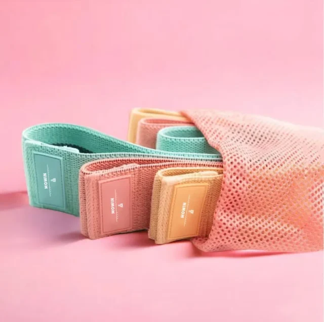 Cotton yoga hip blocking strap set (1)