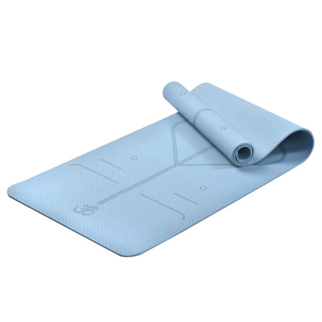 Customized printed logo yoga mat (3)