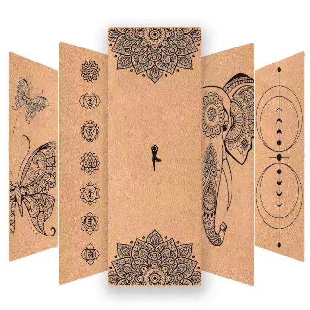 Environmentally friendly and durable yoga cork mat (1) Environmentally friendly and durable yoga cork mat (1)