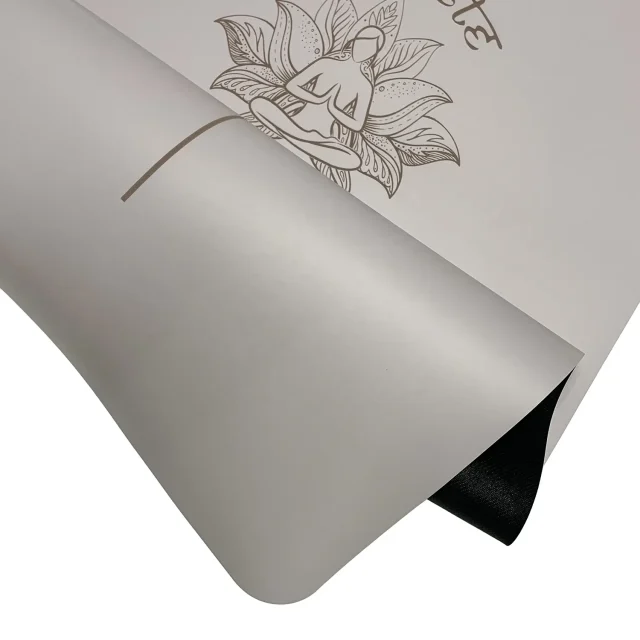 Fitness exercise mat made of natural rubber PU (2)