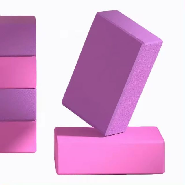Fitness light blue deep blue yoga blocks (5)