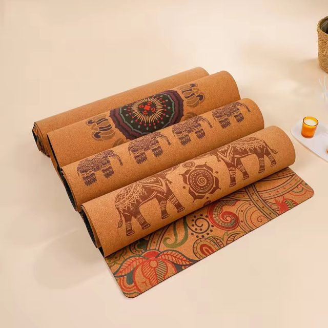 Fitness wool cork yoga mat (6) Fitness wool cork yoga mat (6)