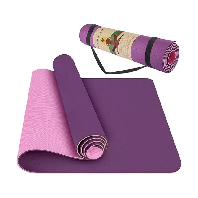 High Quality TPE Yoga Mats Custom Logo (5)