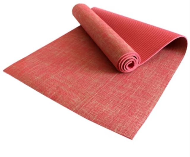 Jute linen and anti slip yoga mat (2)