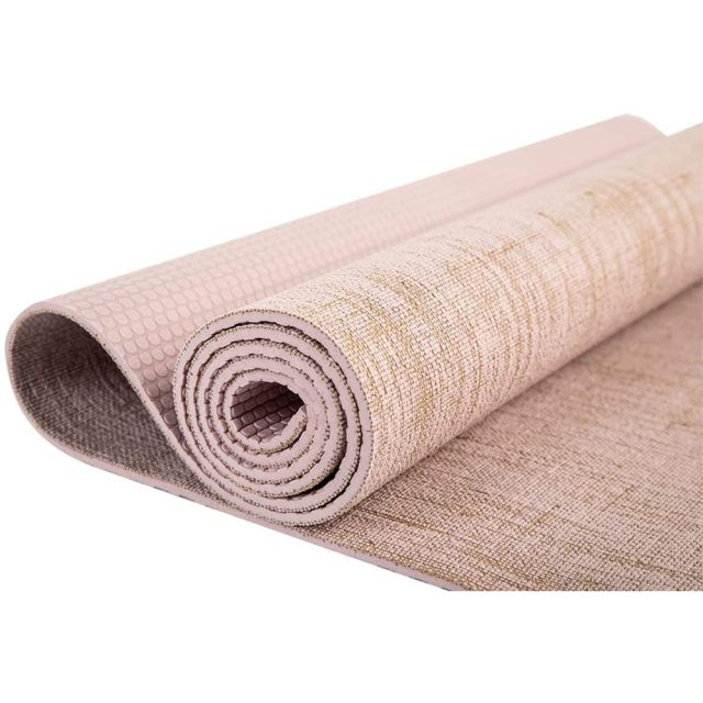 Jute yoga mat PVC yoga mat (6)