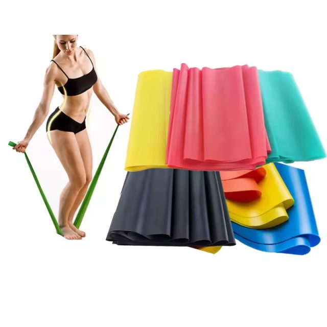 Latex exercise belt for fitnessyoga (2) Latex exercise belt for fitnessyoga (2)