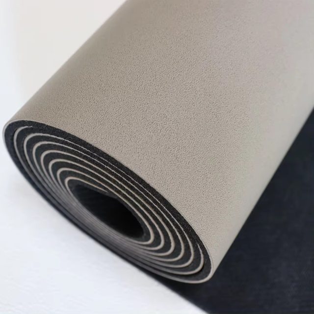 PU leather rubber yoga mat (5)