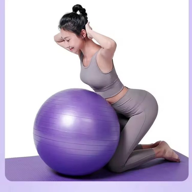 Pilates Gymnastics Ball Balance Training (2)