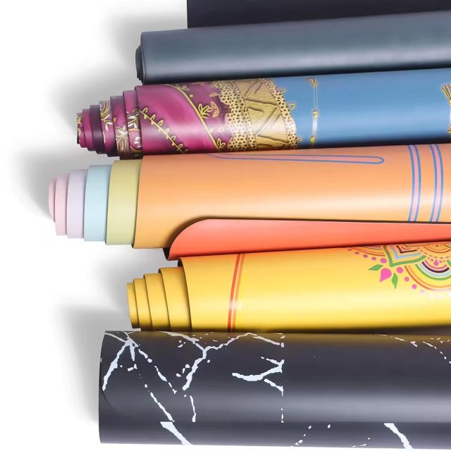 Printed yoga fitness mat (1)