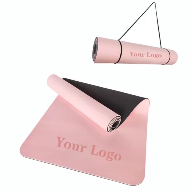 Rubber Tpe Cork Yoga Mat (3)