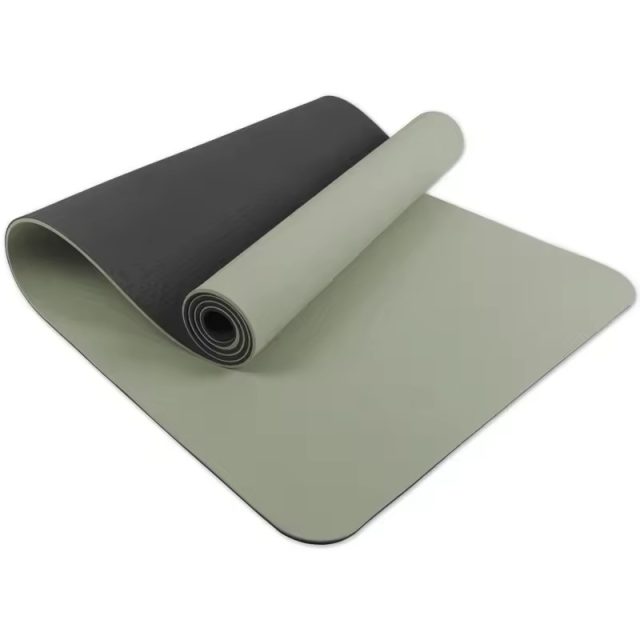 TPE yoga mat with logo strap (6)