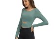 Women's soft sportswear yoga shirt (2)
