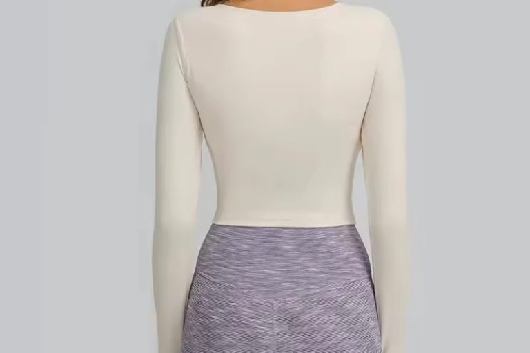 Women's soft sportswear yoga shirt (3)