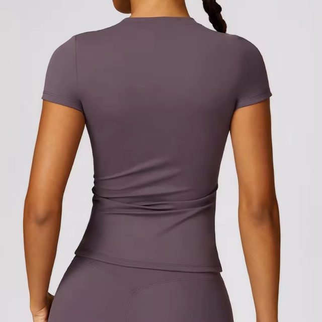 Yoga suit outdoor running back sports bra (3)